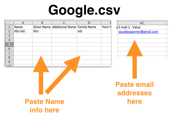 how to import contacts into outlook from excel sheet